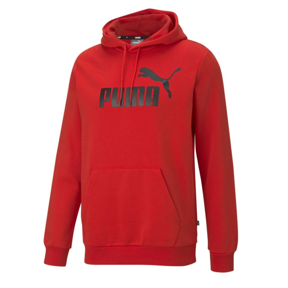 Red Mens Essential Logo Hoodie | Puma | Rack Room Shoes