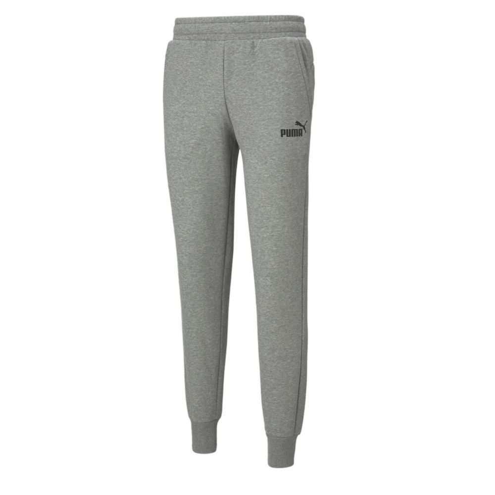 Puma mens essentials fleece best sale pants black