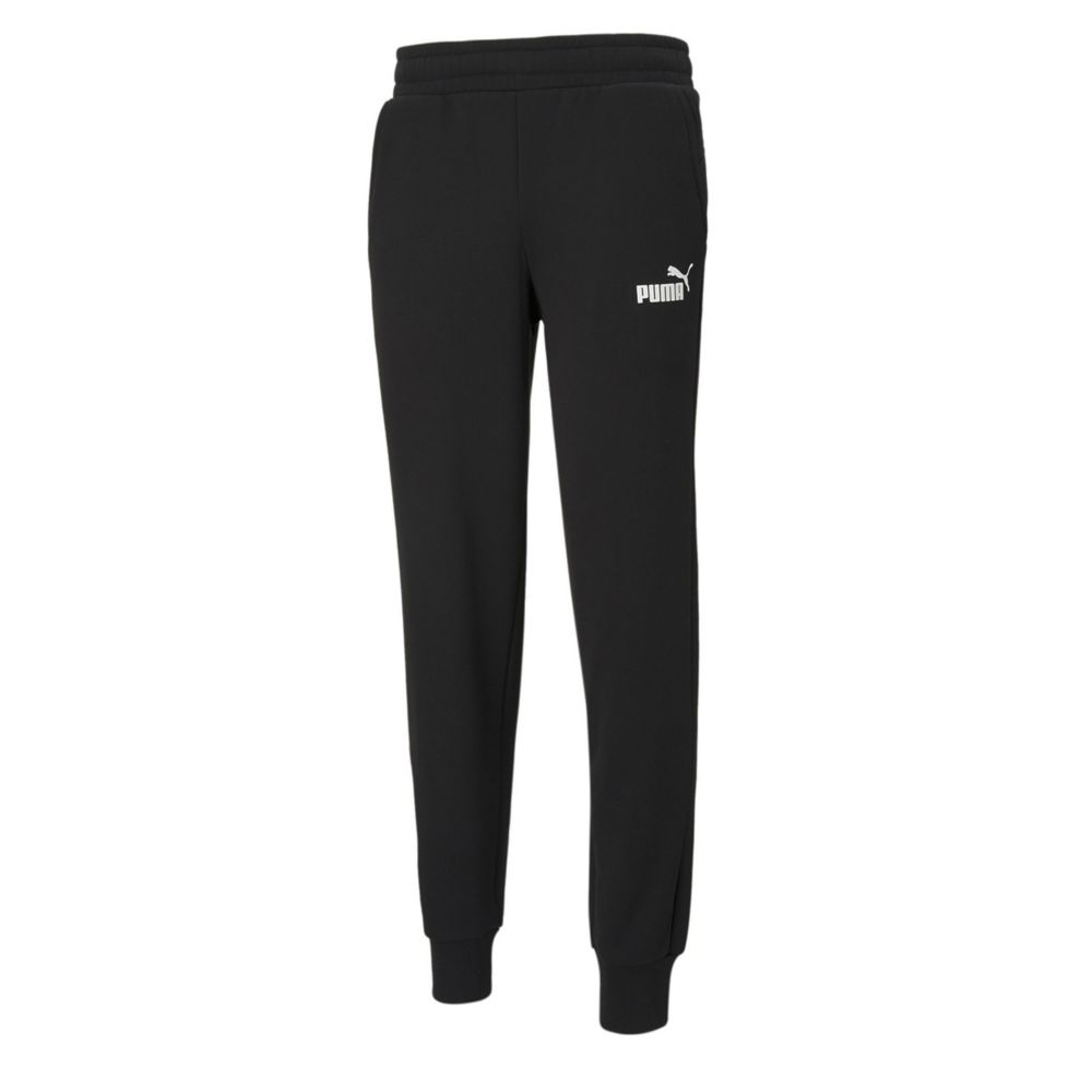 Black Mens Essential Logo Fleece Pants Puma Rack Room Shoes