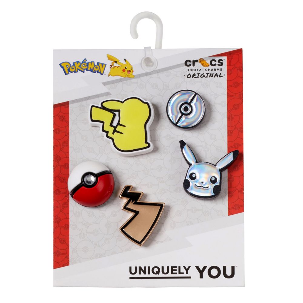 UNISEX ELEVATED POKEMON 5 PACK JIBBITZ