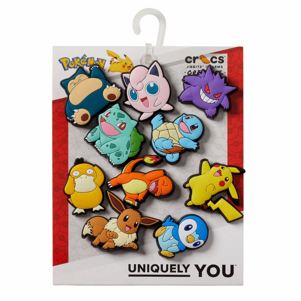 UNISEX POKEMON 10 PACK JIBBITZ