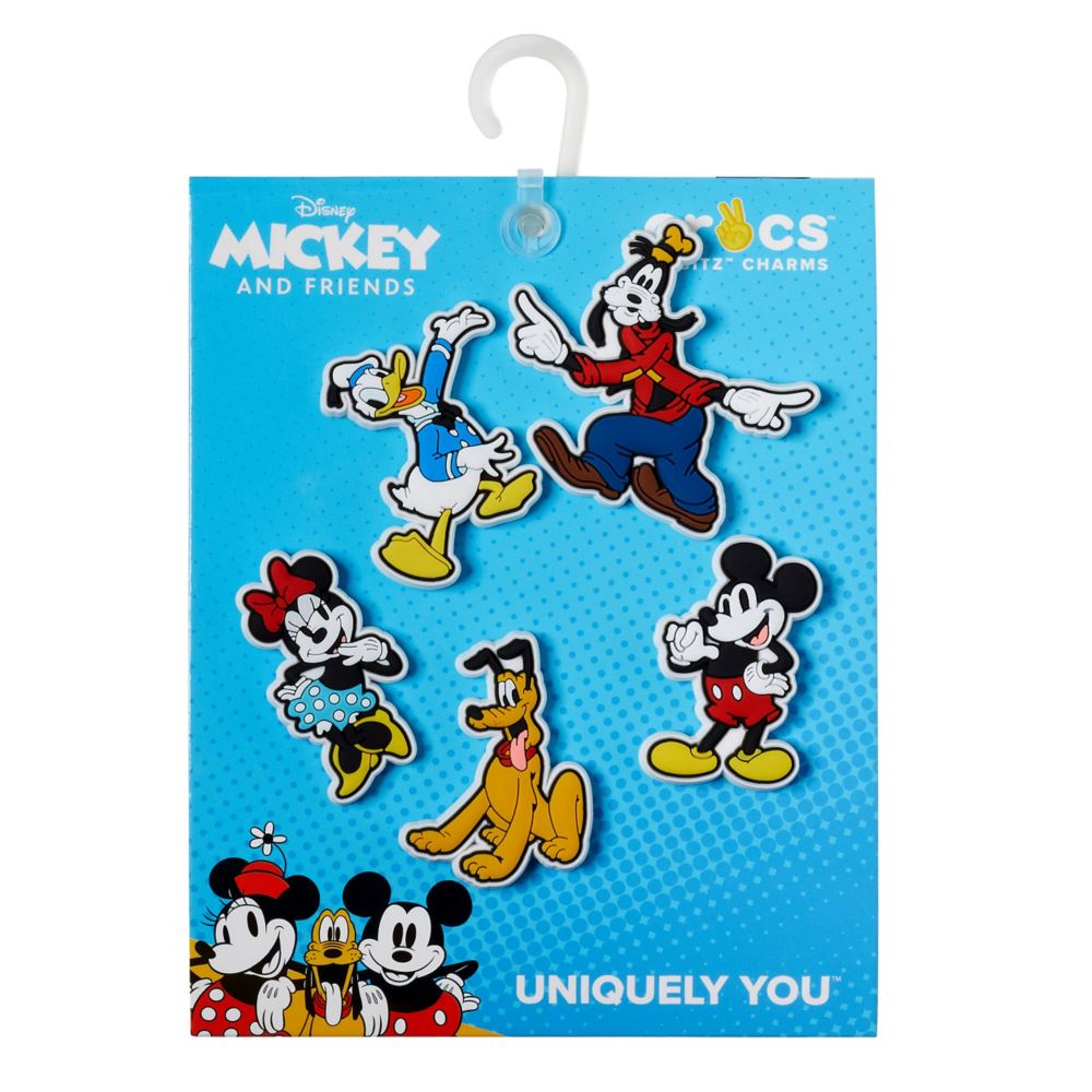 UNISEX MICKEY AND FRIENDS 5 PACK JIBBITZ