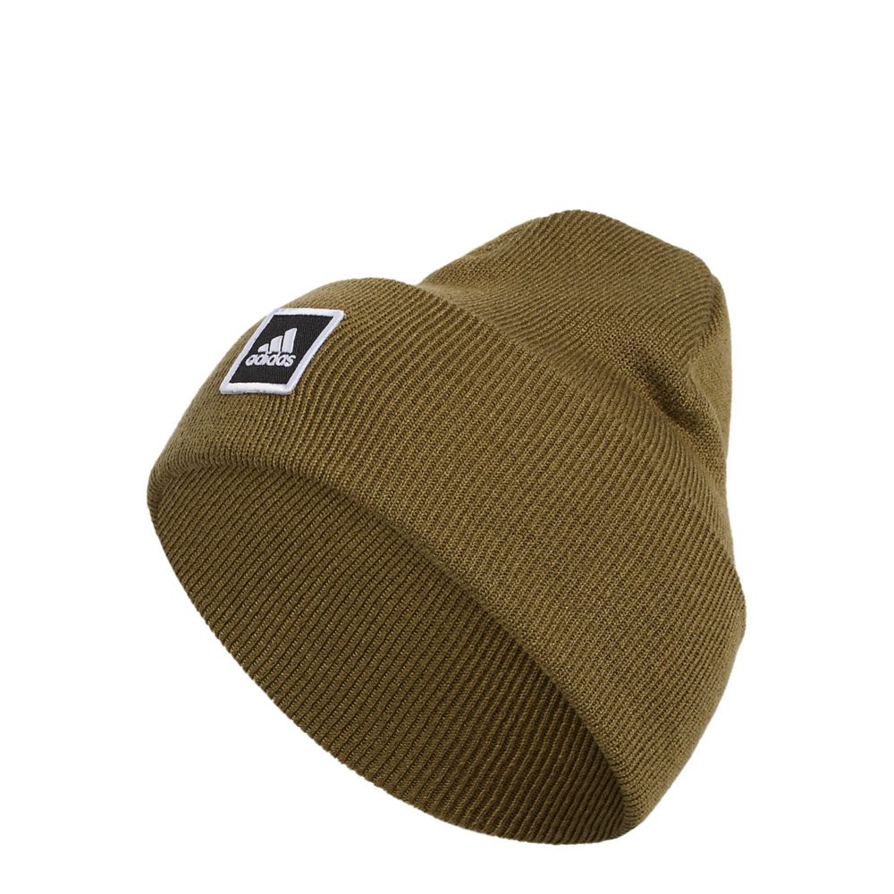 Grey Adidas Unisex Wide Cuff Fold Beanie | Accessories | Rack Room