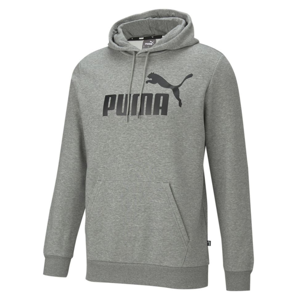 Grey Mens Essential Logo Hoodie | Puma | Rack Room Shoes