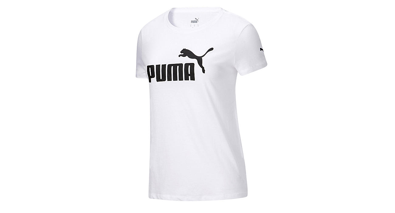White Puma Womens Essential Logo T-shirt | Womens | Rack Room Shoes