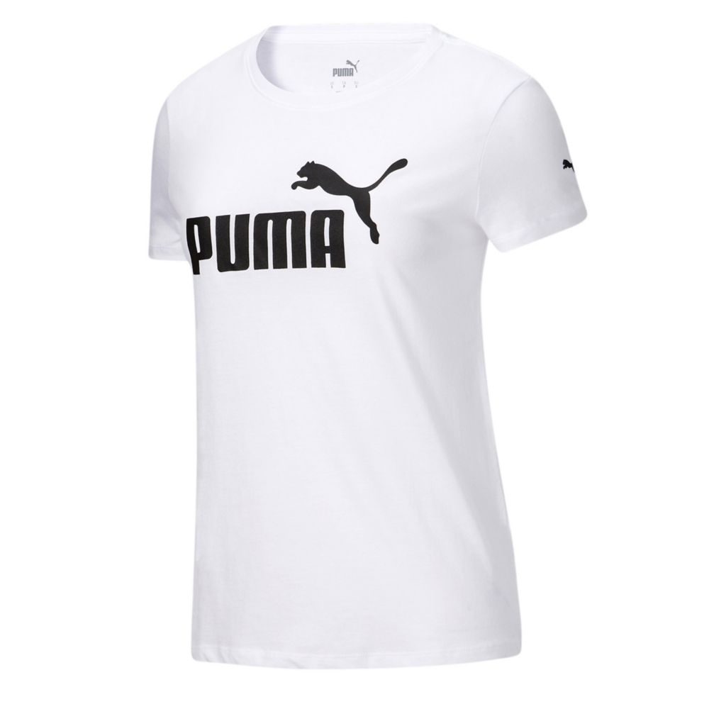 White Puma Womens Essential Logo T-shirt | Womens | Rack Room Shoes