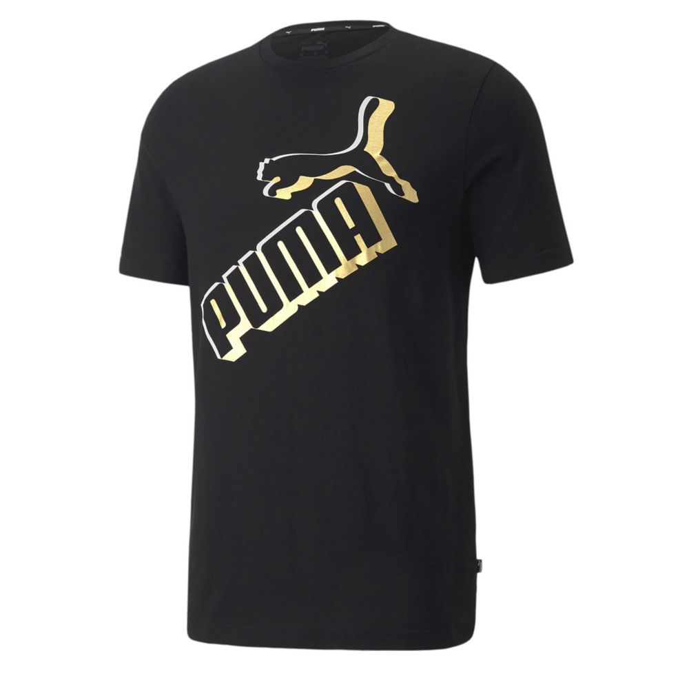 Black and outlet gold puma shirt