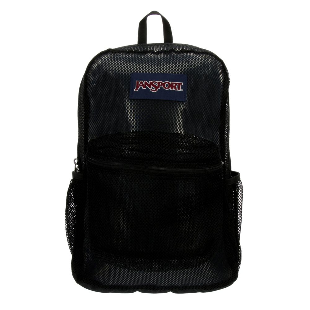 Jansport black 2025 mesh backpack