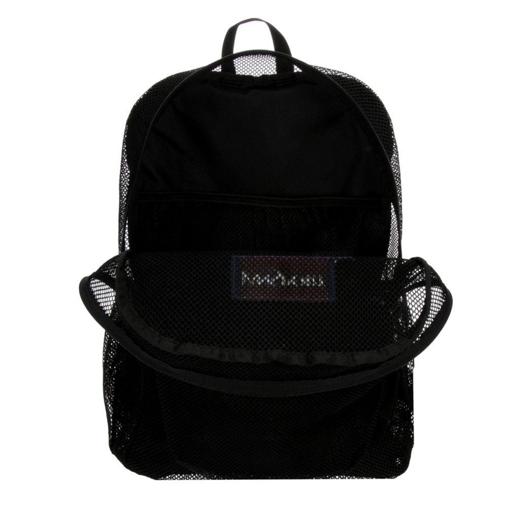 UNISEX ECO MESH BACKPACK BLACK