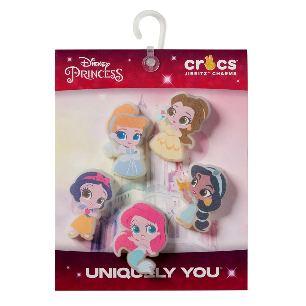  Crocs Jibbitz 3-Pack Disney Shoe Charms  Jibbitz for Crocs,  Disney Princess, Small : Clothing, Shoes & Jewelry