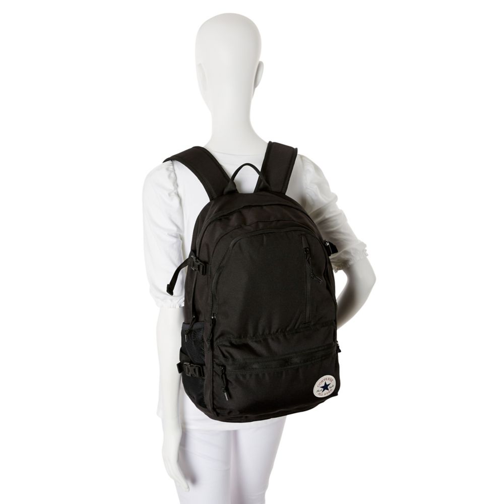 CONVERSE UNISEX STRAIGHT EDGE BACKPACK BLACK