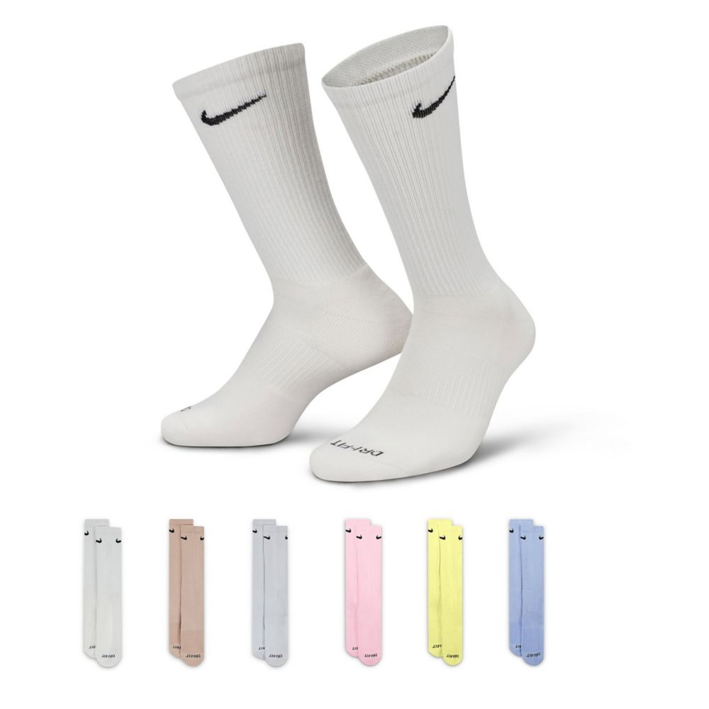 Nike Everyday Plus 6 Pack Ankle Socks - Black - Large