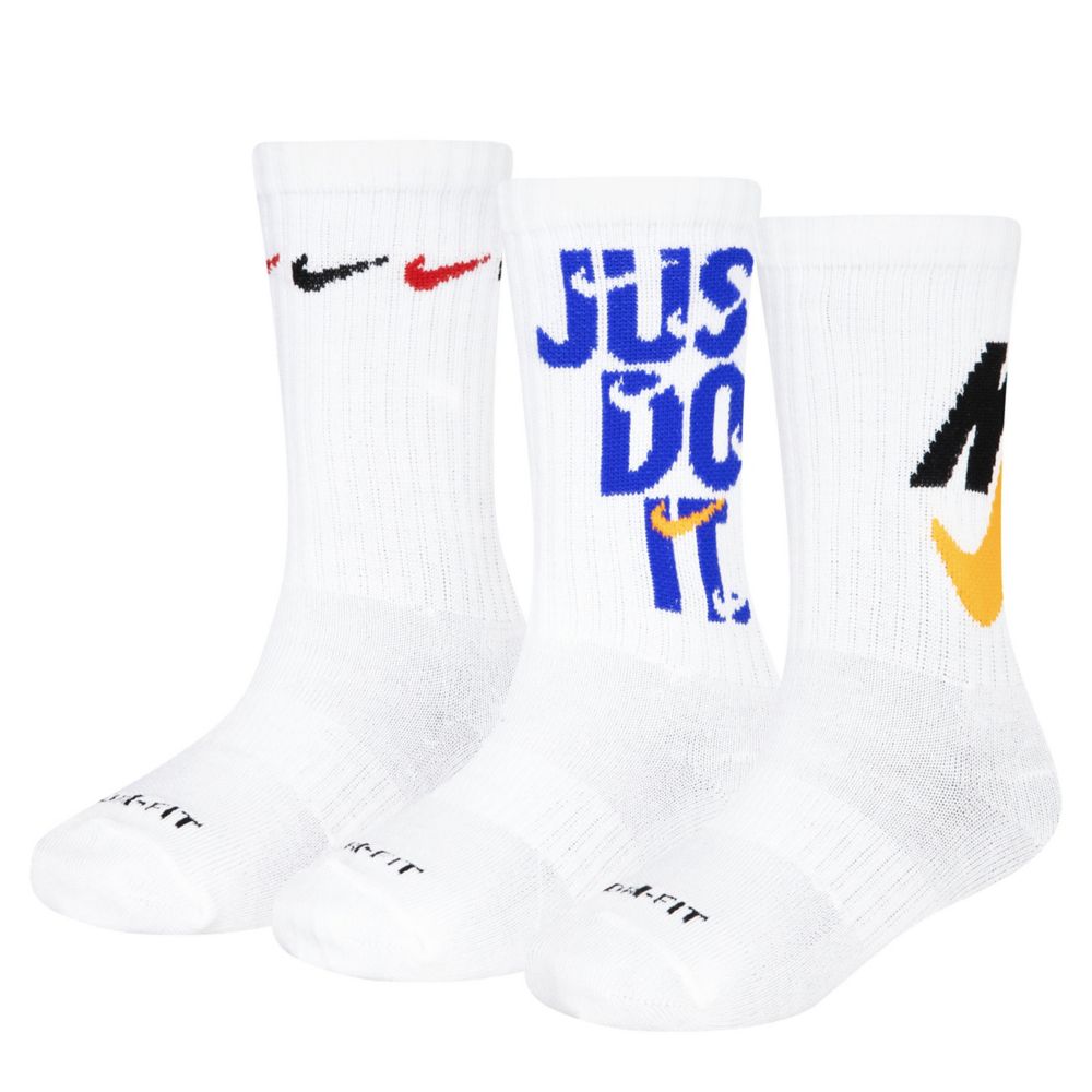 Nike Kids Performance Cushioned Crew Training Socks (3 Pair)