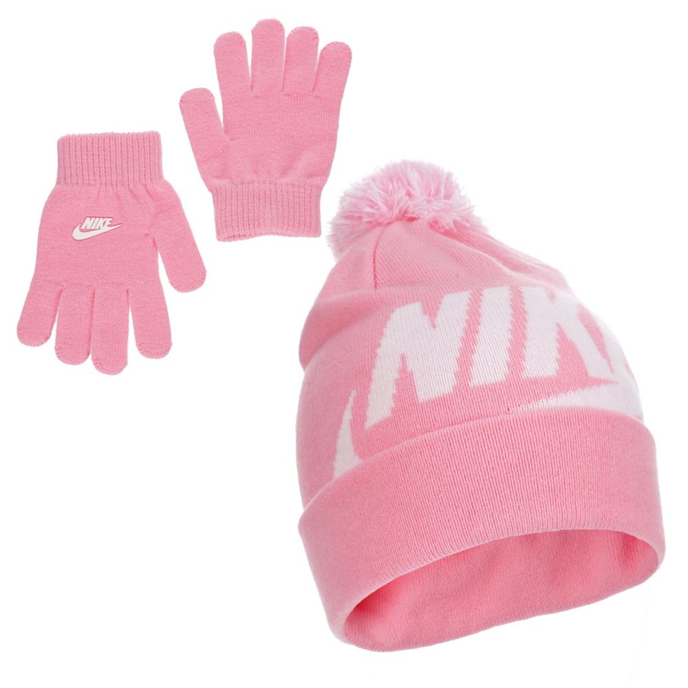 pink nike beanie