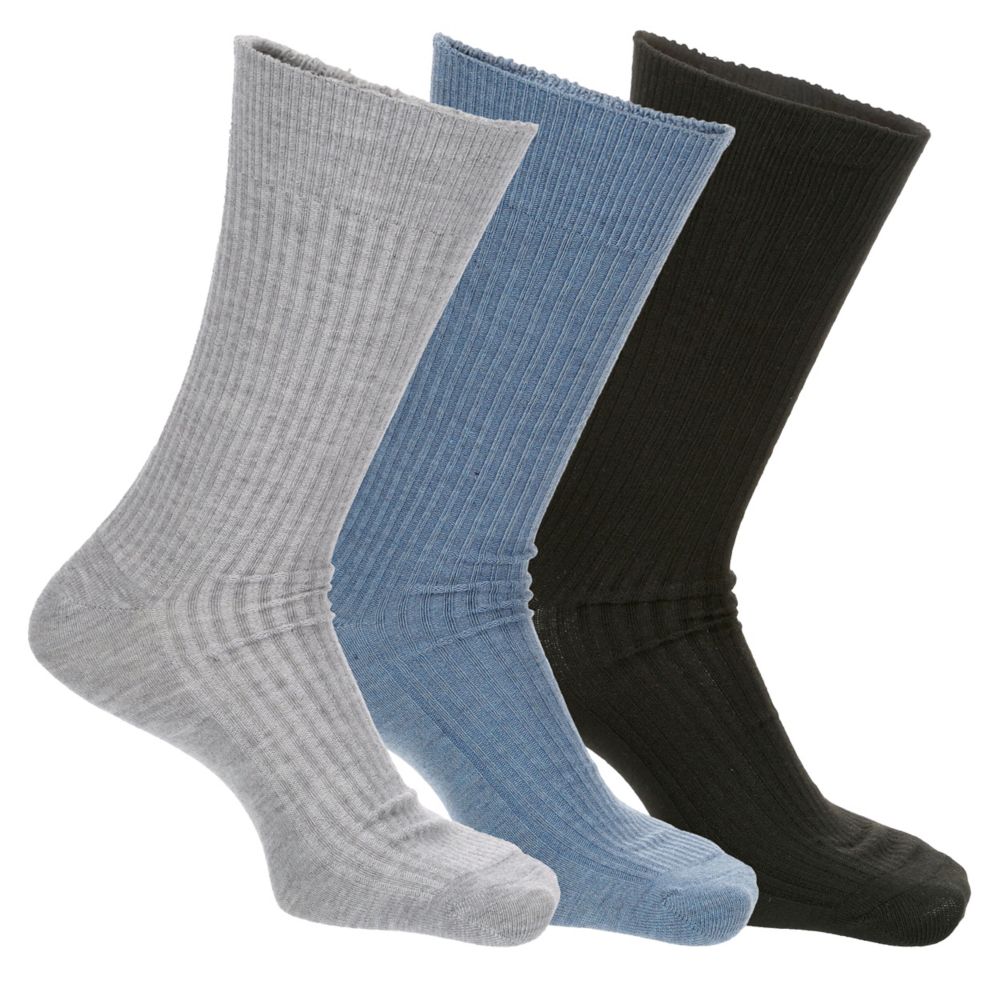 Textured Crew Socks, Solid Color Sporty Mid Tube Socks, Comfort