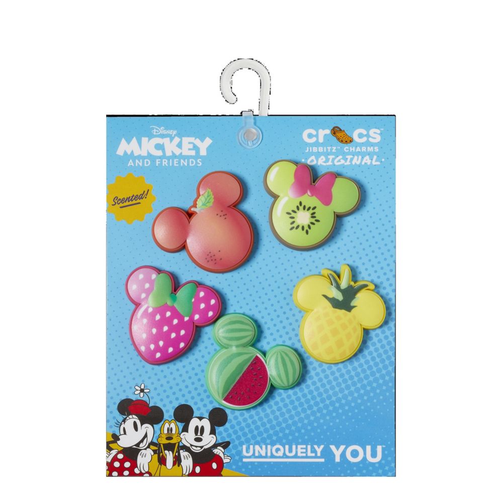 2 Mickey Mouse & Minnie Mouse Shoe Charms For Crocs & Jibbitz