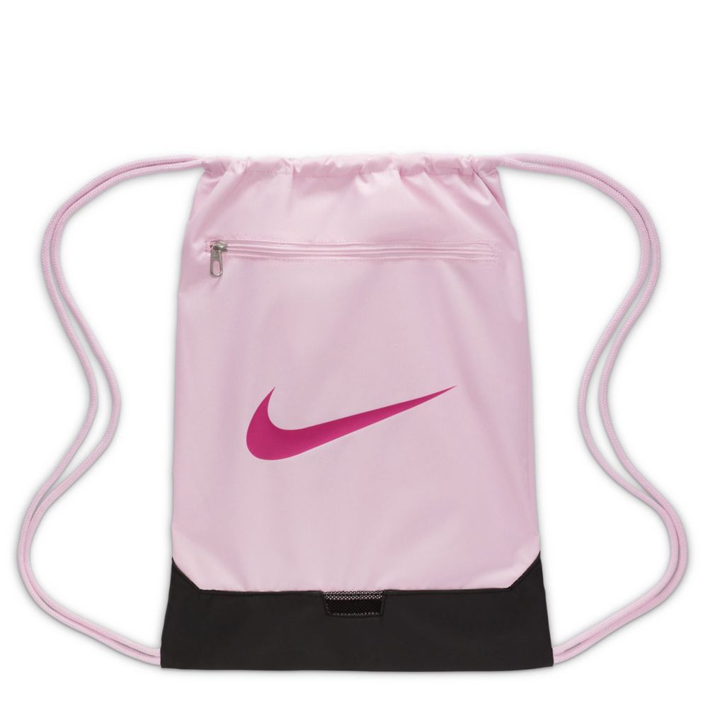 Pink Nike Unisex Brasilia Drawstring, Drawstring Bags