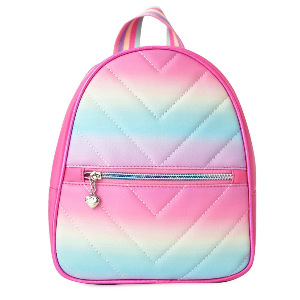 OMG! Accessories Miss Bella the Kitty Striped Mini Backpack, Pink