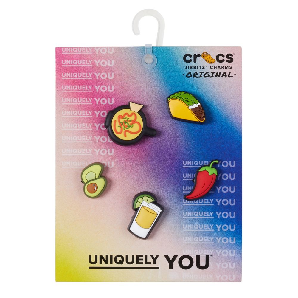 Crocs Jibbitz 5-Pack Food Shoe Charms