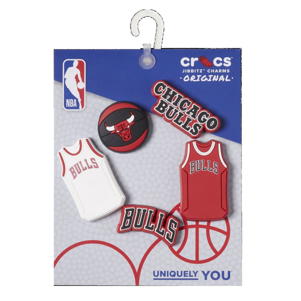 Crocs Jibbitz Chicago Bulls NBA Charms (5-Pack)