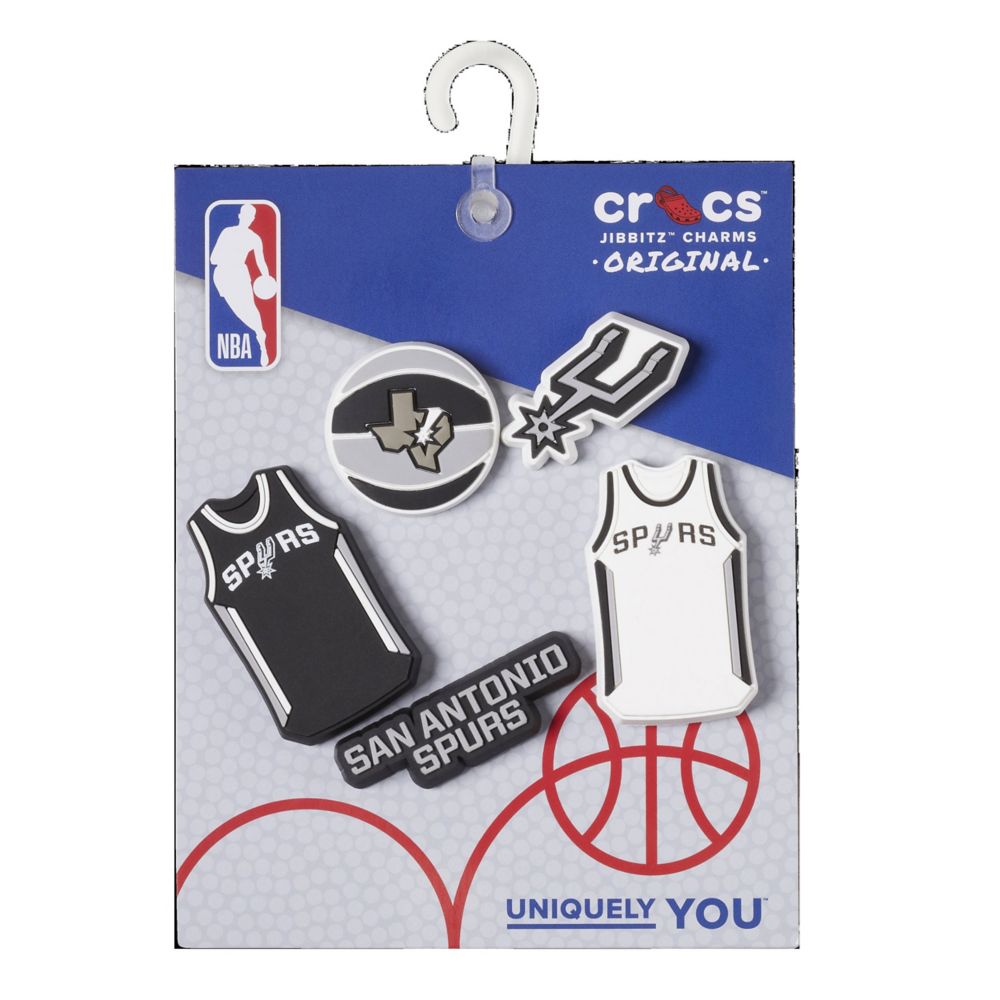 UNISEX SAN ANTONIO SPURS 5 PACK JIBBITZ