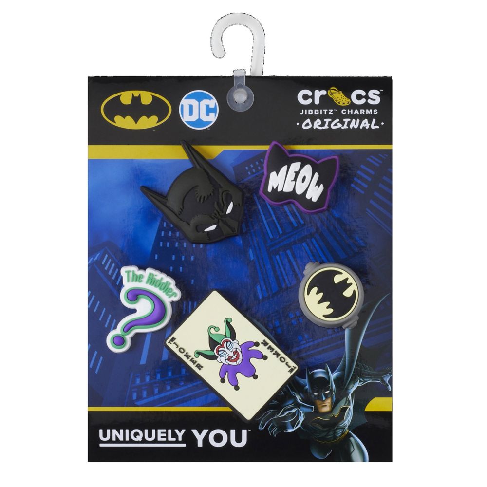 UNISEX BATMAN 5 PACK JIBBITZ