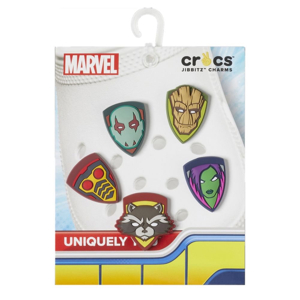 Assorted Crocs Unisex Guardians Of The Galaxy 5 Pack Jibbitz Shoe