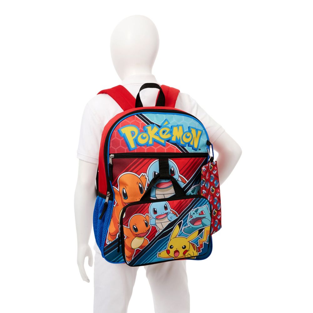 Pokemon 5 Piece Backpack Set