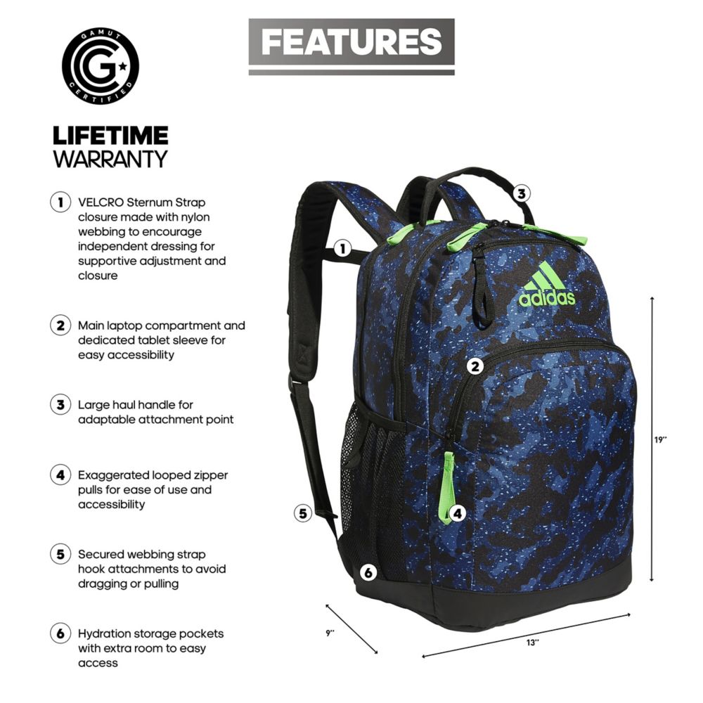 Adidas backpack clearance with laptop sleeve