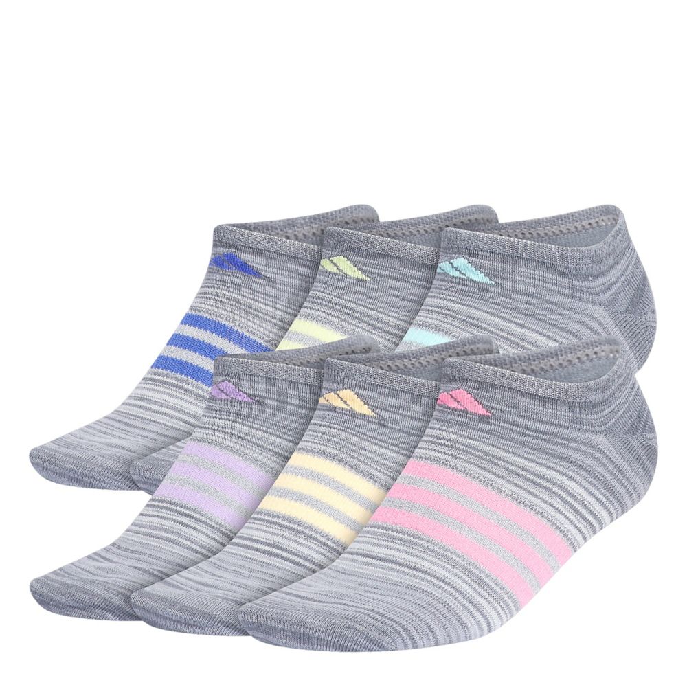 WOMENS SUPERLITE NO SHOW SOCKS 6 PAIRS