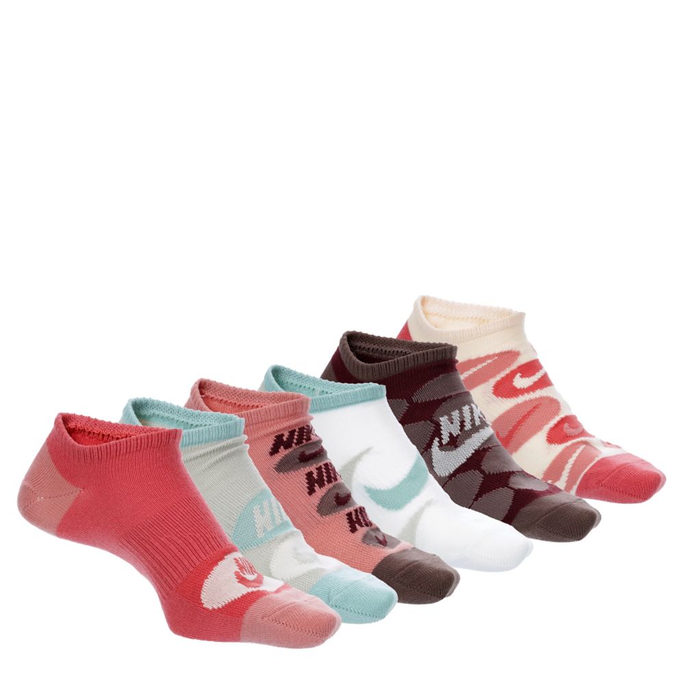 Nike Womens Everyday Lightweight No Show Socks 6 Pairs | Rack Room Shoes