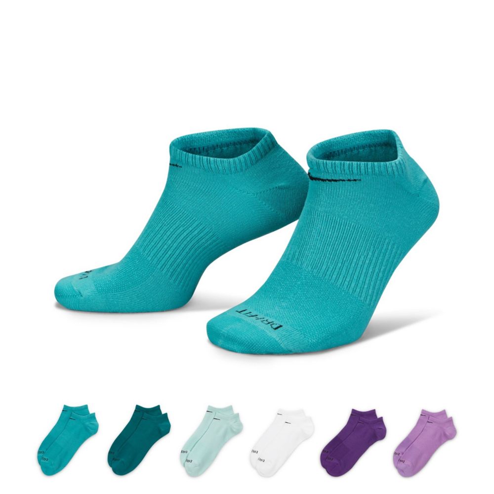 Assorted Womens Everyday Lightweight No Show Socks 6 Pairs | Nike ...