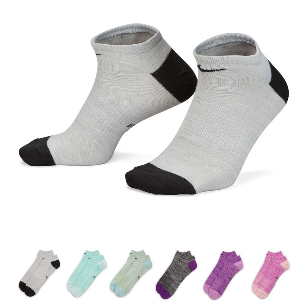 WOMENS EVERYDAY LIGHTWEIGHT NO SHOW SOCKS 6 PAIRS