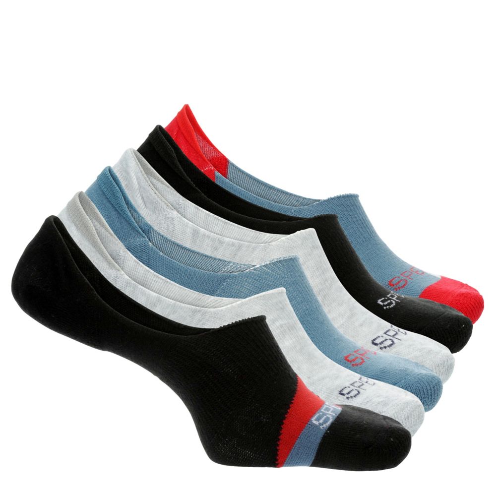 MENS RECYCLED SNEAKER LINER SOCKS 6 PAIRS