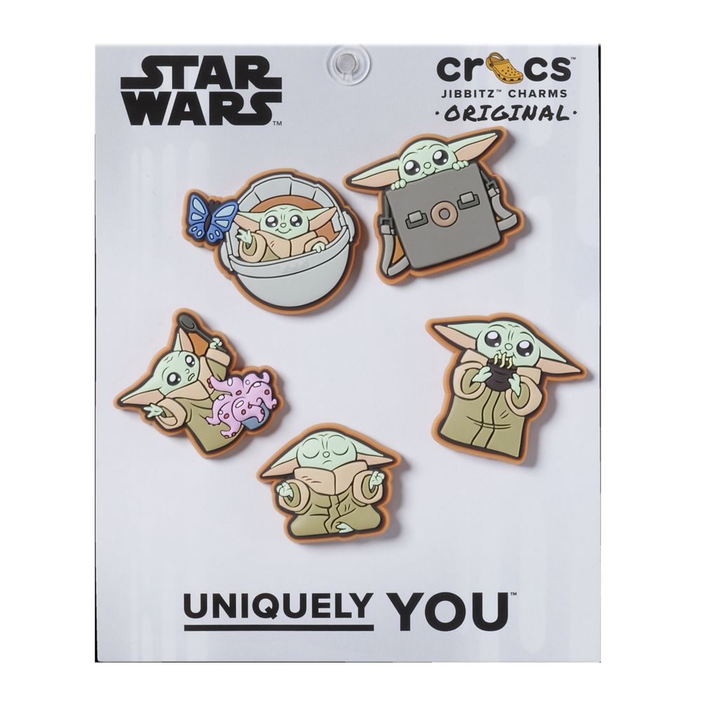 UNISEX STAR WARS GROGU 5 PACK JIBBITZ