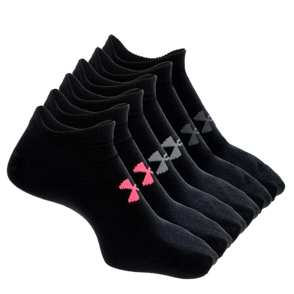 WOMENS ESSENTIAL NO SHOW SOCKS 6 PAIRS