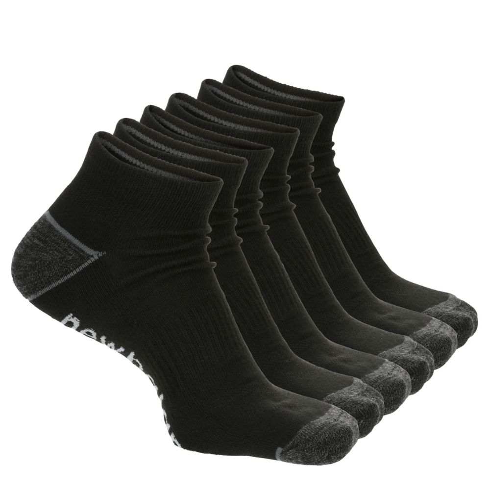 MENS ATHLETIC QUARTER SOCKS 6 PAIRS