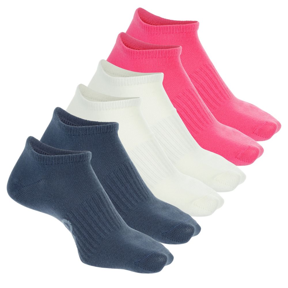 WOMENS SUPERLITE NO SHOW SOCKS 6 PAIRS