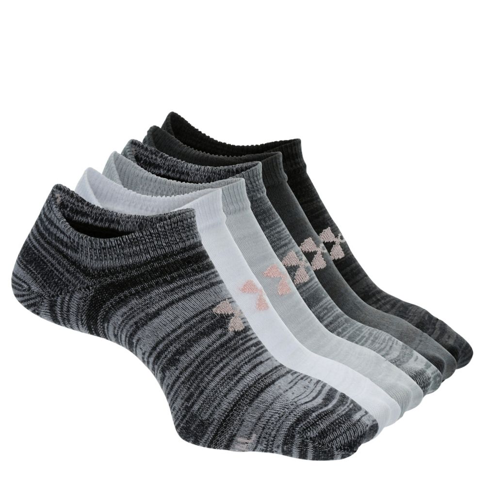 WOMENS ESSENTIAL NO SHOW SOCKS 6 PAIRS