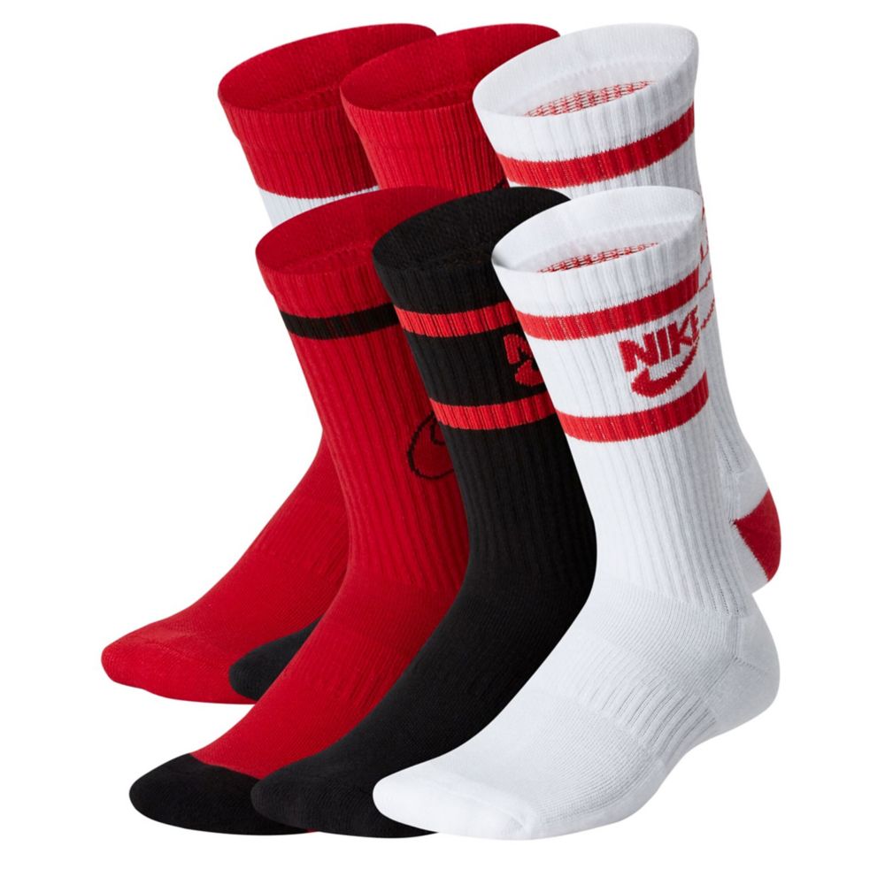 BOYS MEDIUM CREW SOCKS 6 PAIRS