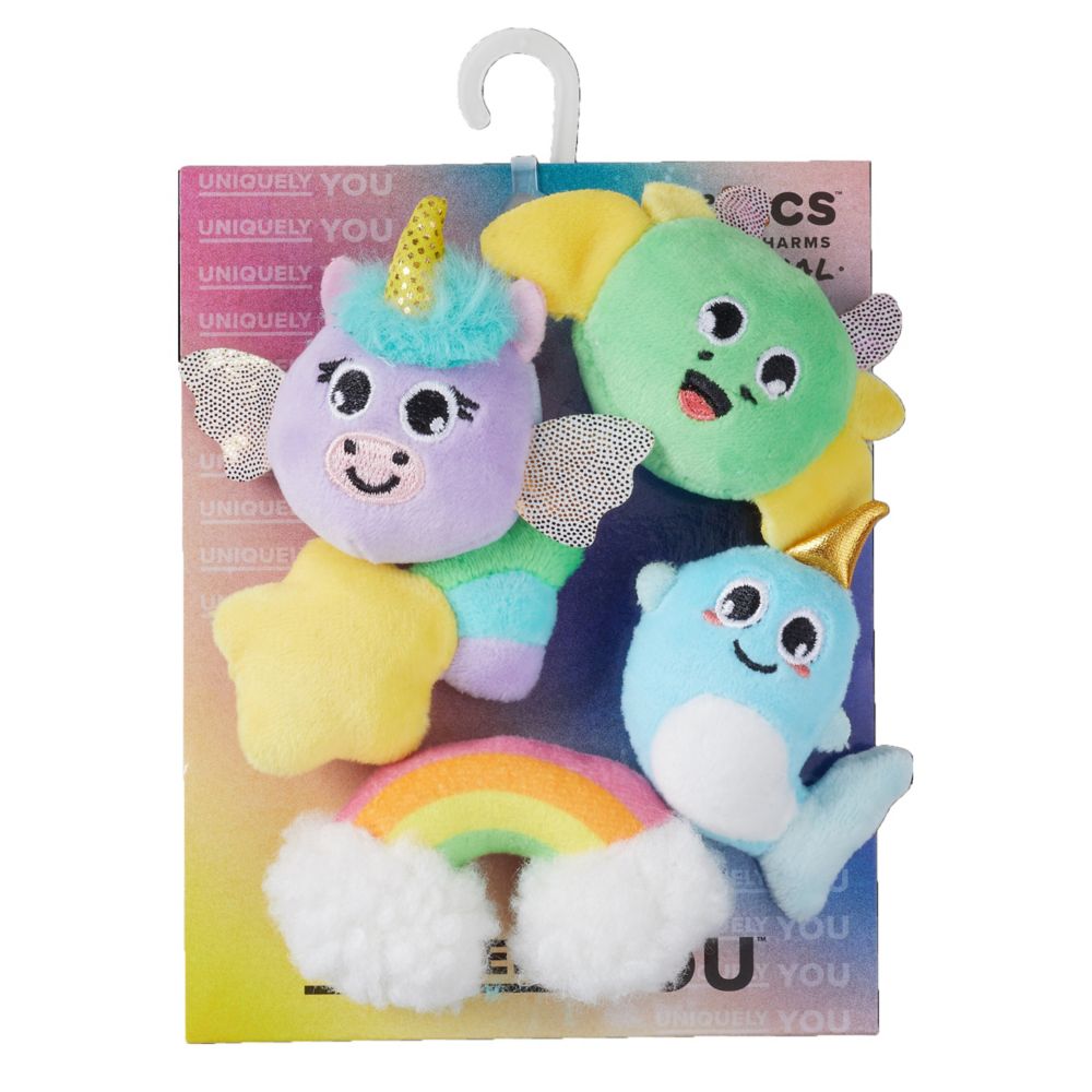 UNISEX MAGICAL PLUSH FRIENDS 5 PACK JIBBITZ