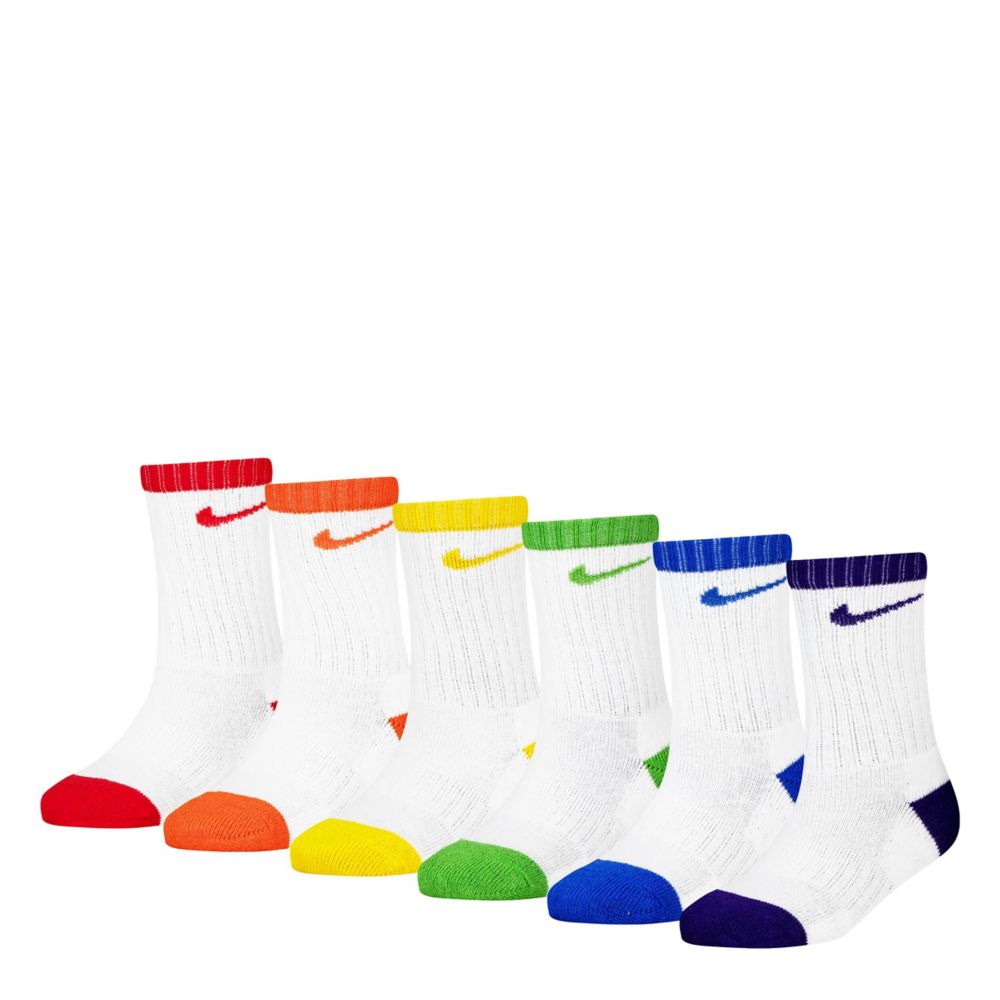 BOYS CREW SOCKS 6 PAIRS