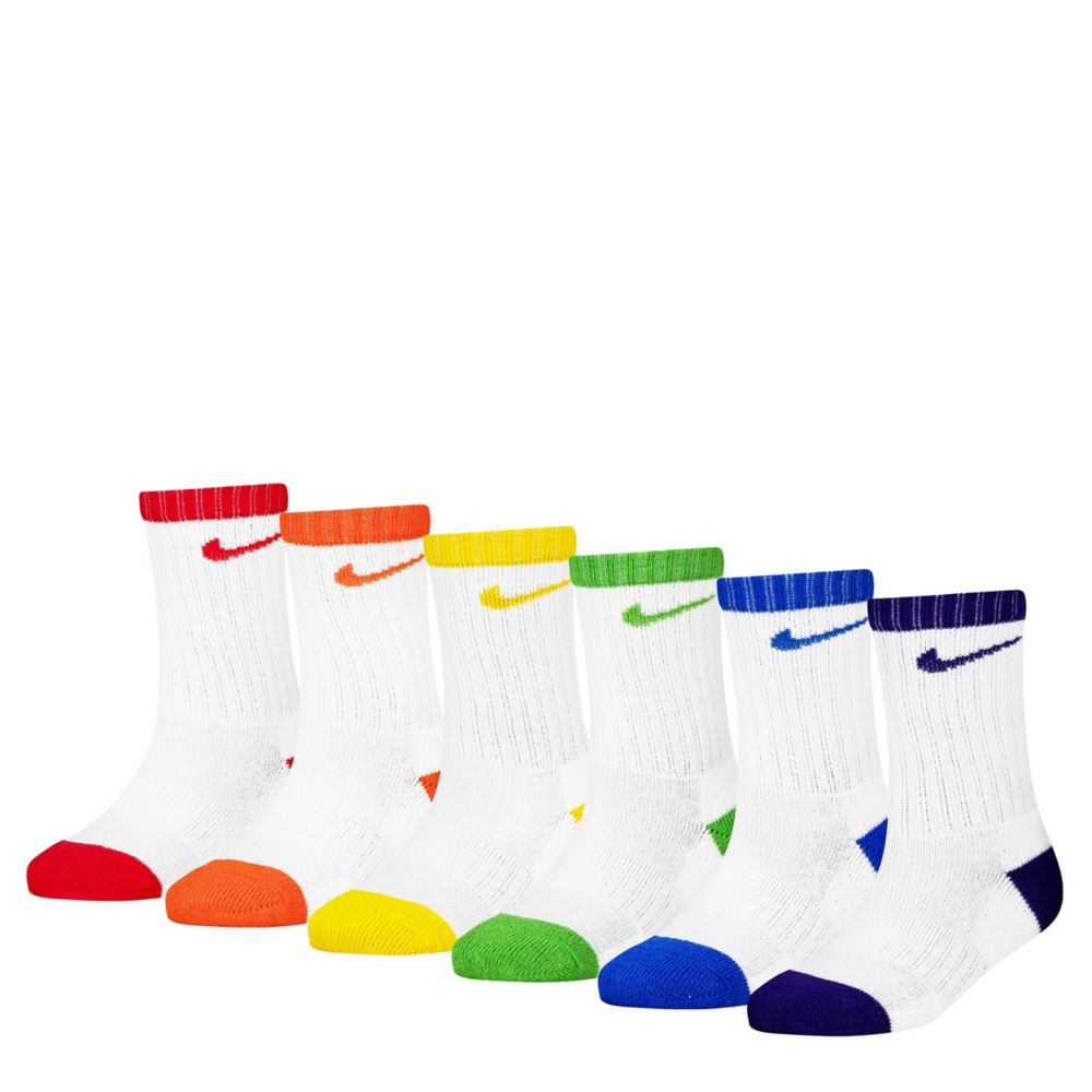 BOYS CREW SOCKS 6 PAIRS