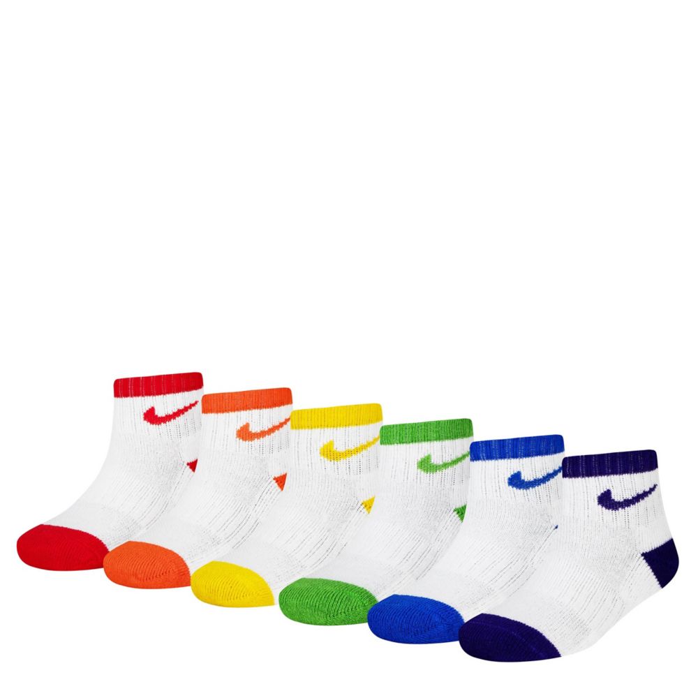 BOYS QUARTER SOCKS 6 PAIRS