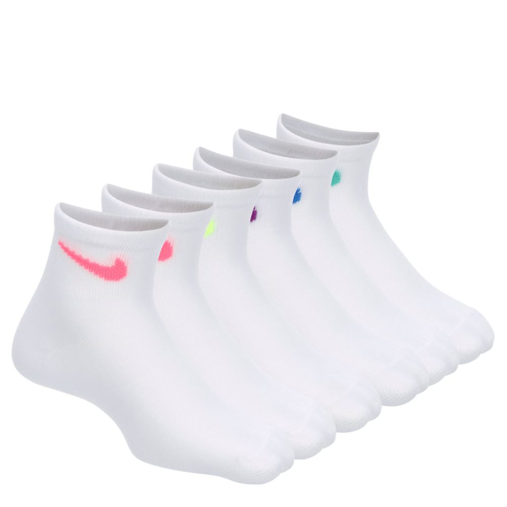 GIRLS 4-5 QUARTER SOCKS 6 PAIRS