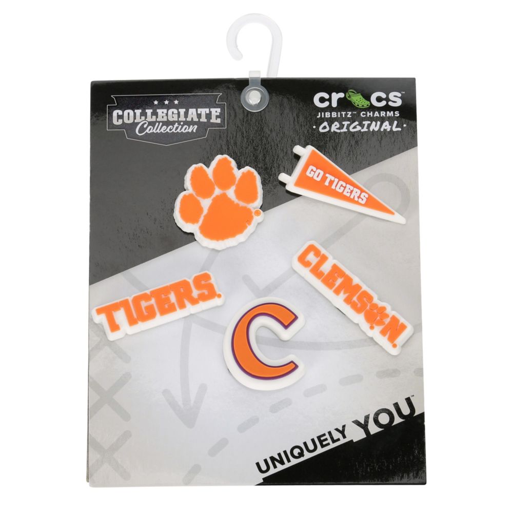 Clemson croc sales jibbitz