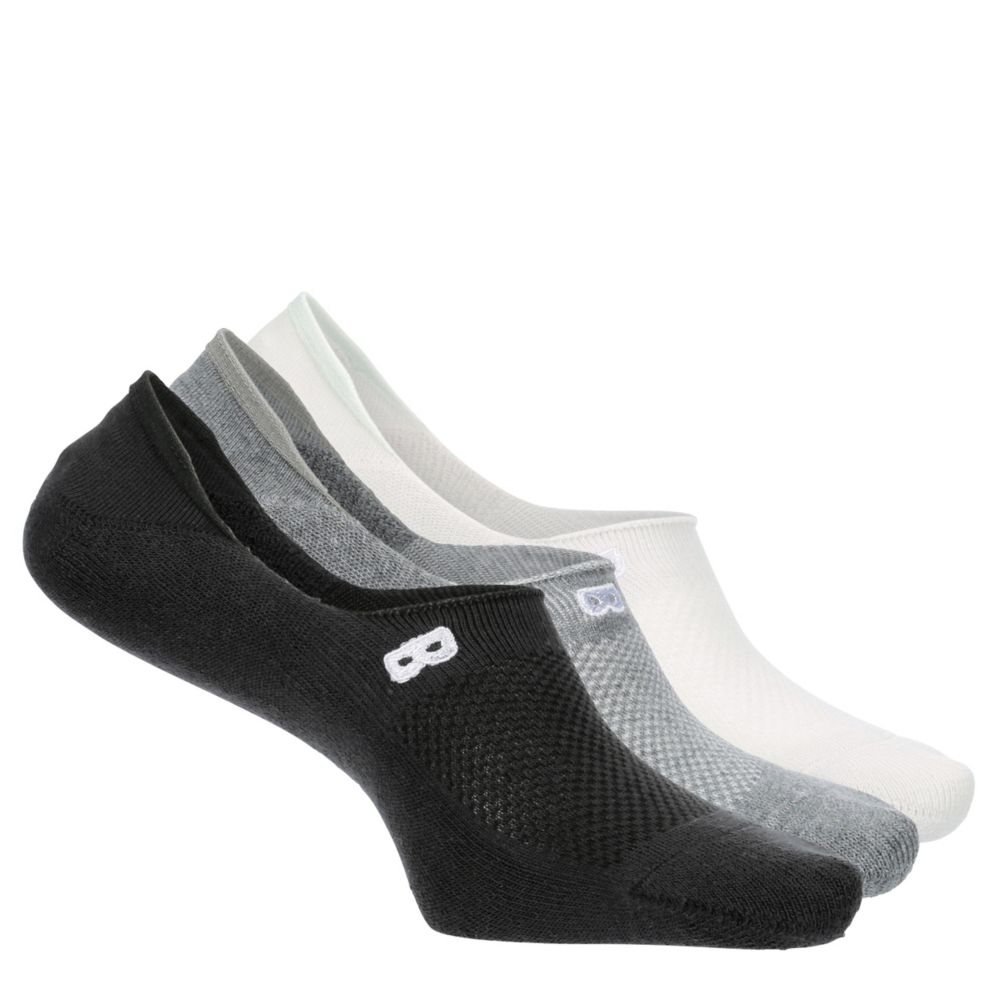 MENS CUSHION NO SHOW SOCKS 3 PAIRS