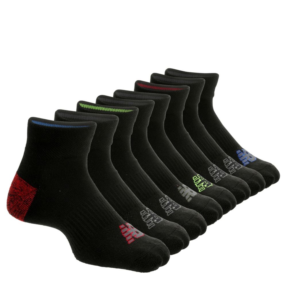 BOYS ATHLETIC QUARTER SOCKS 8 PAIRS