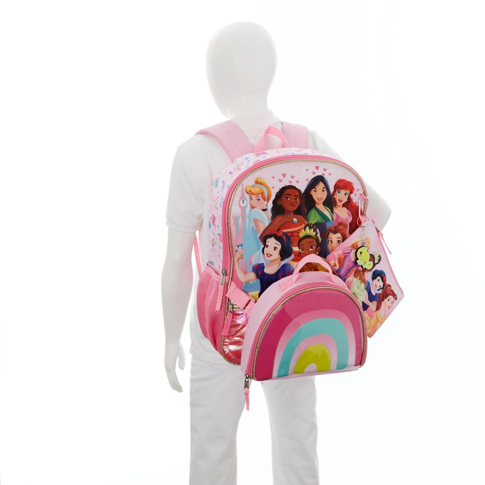 GIRLS PRINCESS 5 PIECE BACKPACK SET