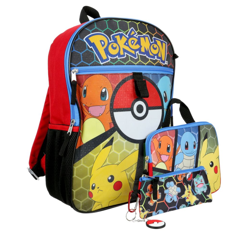 BOYS POKEMON 5 PIECE BACKPACK SET